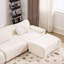 Combinaison modulaire, forme de joint en bambou, fauteuil, très grande compression et assise profonde en chenille 3 + 1 places (avec 3 coussins)-1765200671-1765200664