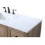 Meuble-lavabo simple avec plateau en marbre Soma-283359746