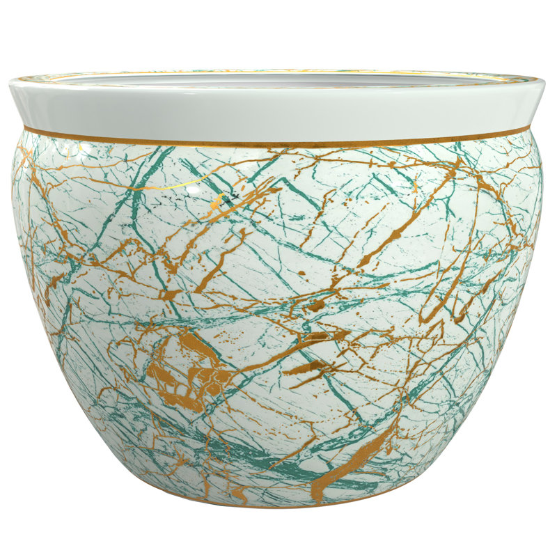 Vase de plancher en porcelaine fait à la main Nazar