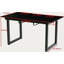 Table de salle à manger carrée extensible avec pieds en métal, table de cuisine moderne pour gagner de l'espace (l 70,86 po x P 31,5 po x H 29,5 po)-1440307696
