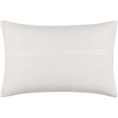 Cason Embroidered Wool Lumbar Throw Pillow