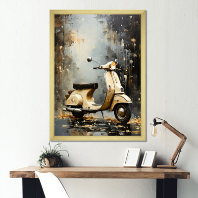 Scooter Escape IV sur impression sur toile