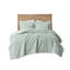 Mini ensemble d'édredon brodé à motif médaillon ultra pelucheux