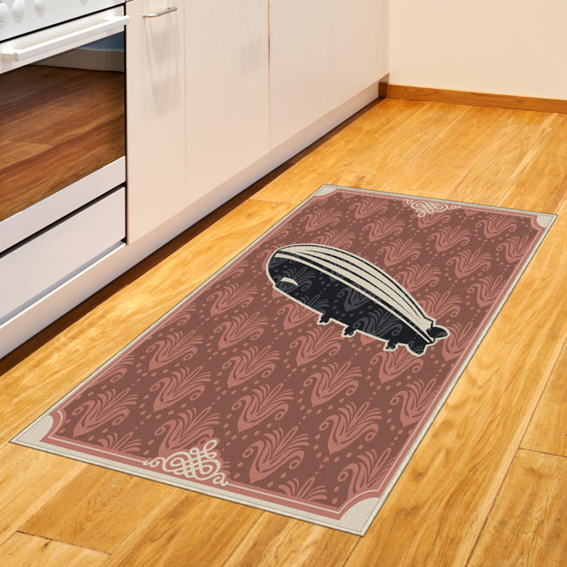 Retro High Density Long Fiber Poly Threads Decorative Area Rug Carpet, Rectangle 2'7" x 5'