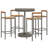 Bar Set with Stools-831567787