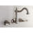 Kingston Brass Heritage Two-Handle 3-Hole Wall Mount Bathroom Faucet-50888528