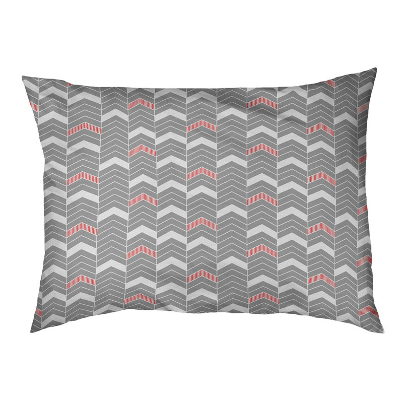 Coussin d'extérieur pour chien Chelan, Moyen (l 40 po x P 6,5 po x H 30 po), Rouge