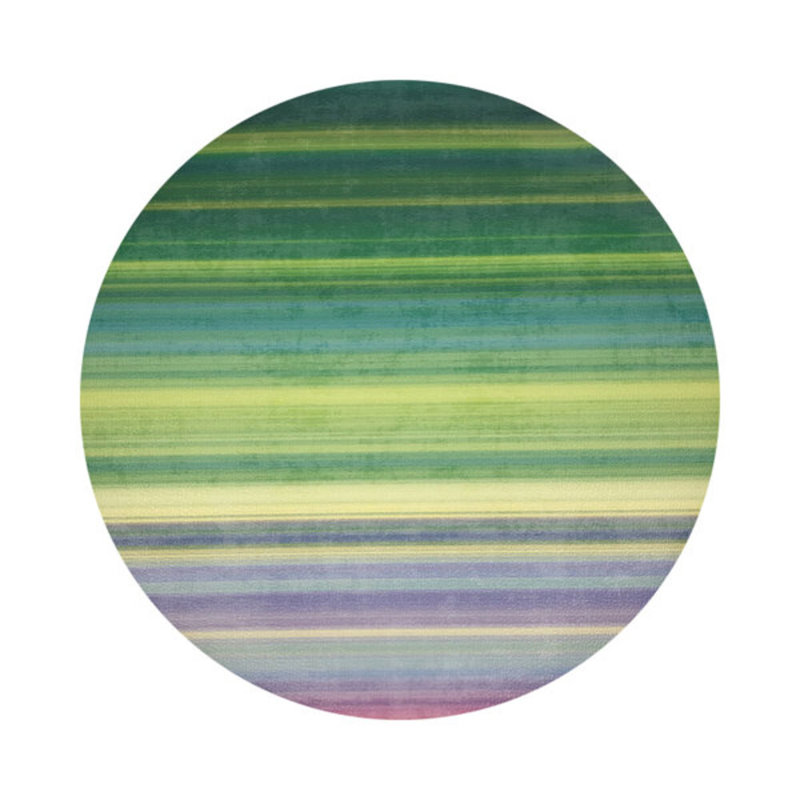 Gradient Greens Pebble 16" Vinyl Placemat, Green