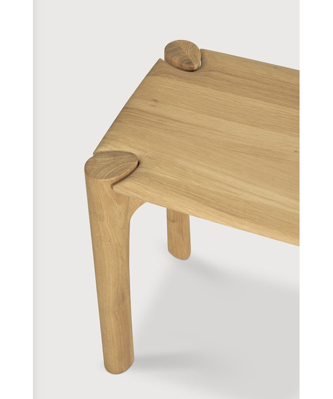 Pi Solid Wood Dining Bench, Oak, 18.5" H x 73.5" W x 14" D