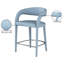 Tabouret de comptoir en simili cuir Arthur-William-73672587