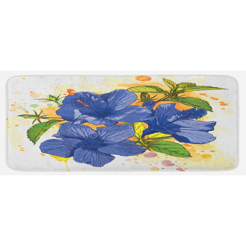 Tapis de cuisine Hibiscus