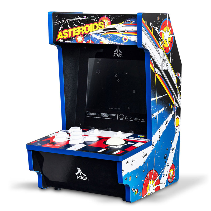 Jeu d'arcade Arcade Classics Atari Asteroids Counter Series avec écran de 8 pouces