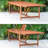 Anautica 9 Piece Teak Finish Outdoor Furniture Dining Set-1170686822