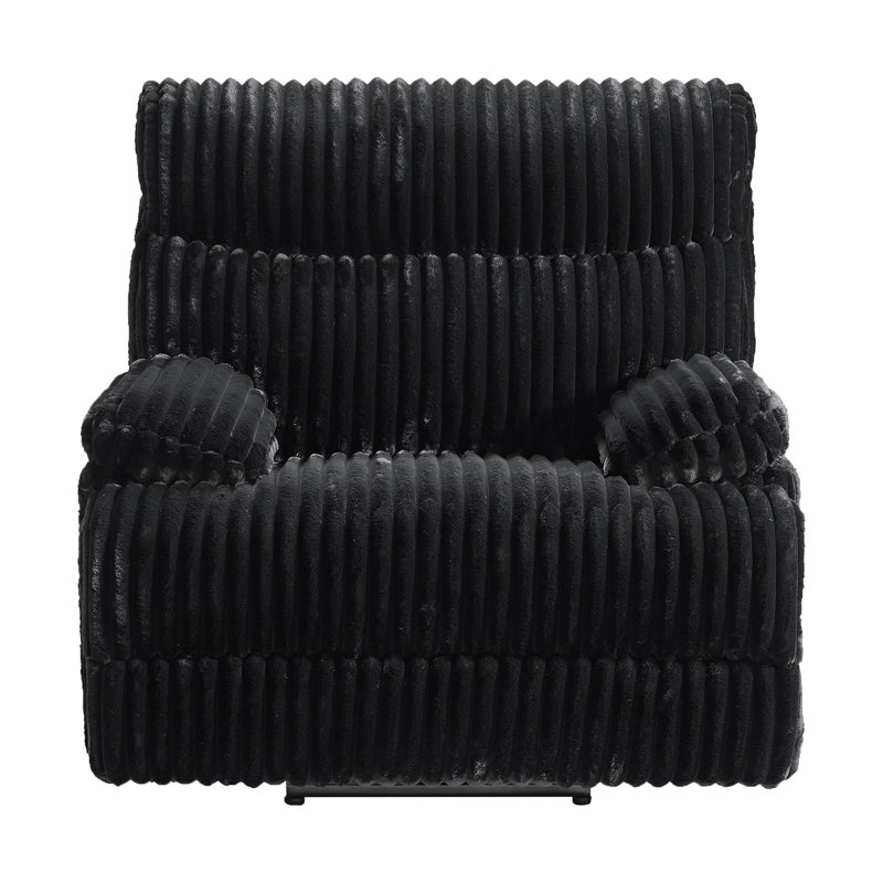 Fauteuil inclinable Cordon Motion en noir Masis