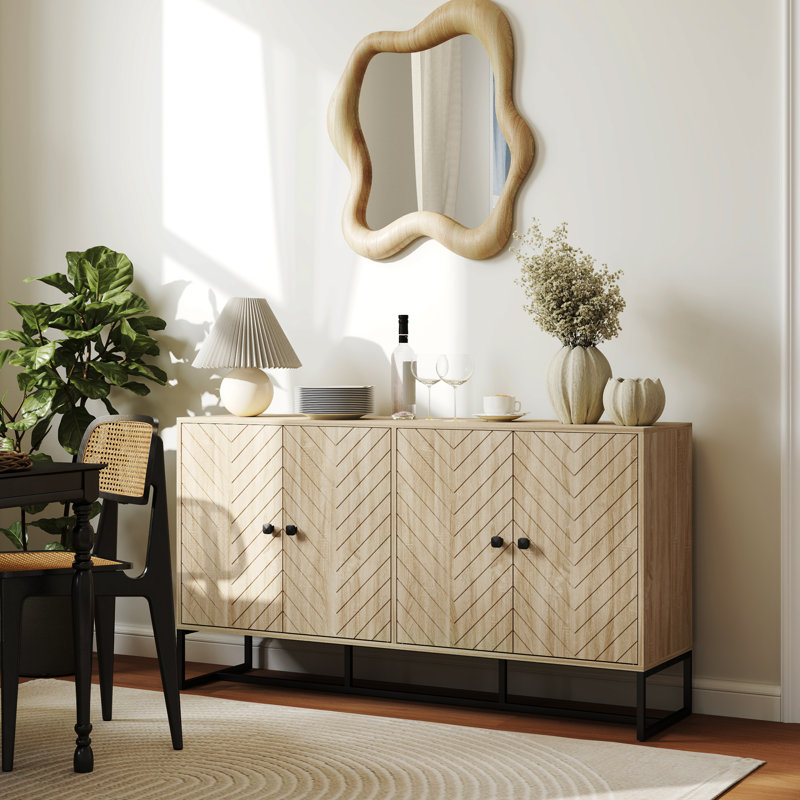 Buffet buffet, armoire à café, chêne