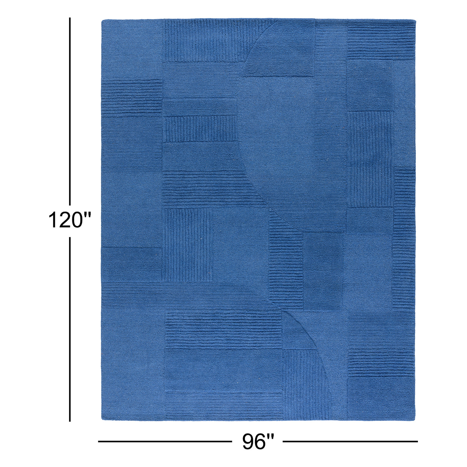 Ivanenko Hand Tufted Geometric Area Rug , Rectangle 8' x 10'