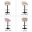 Thornbury Swivel Upholstered Adjustable Height Counter Stool with Metal Frame-468890047