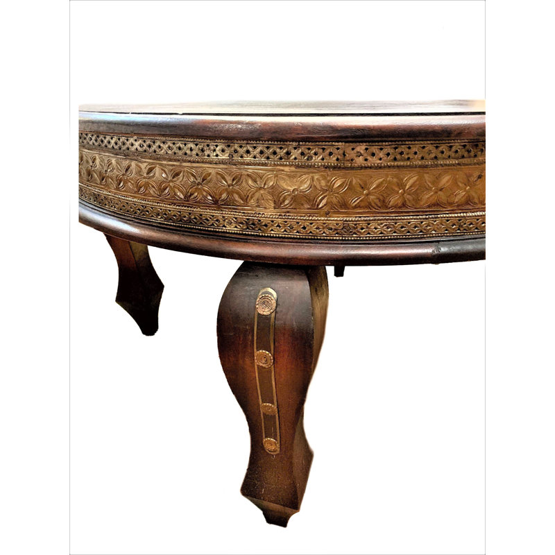 Solid Wood Top Coffee Table