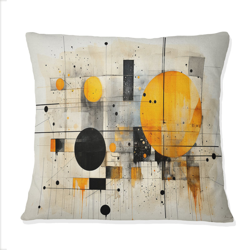 Coussin décoratif géométrique Abstraction III - Formes abstraites