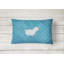 Coussin lombaire en aquarelle d’agneau ovin