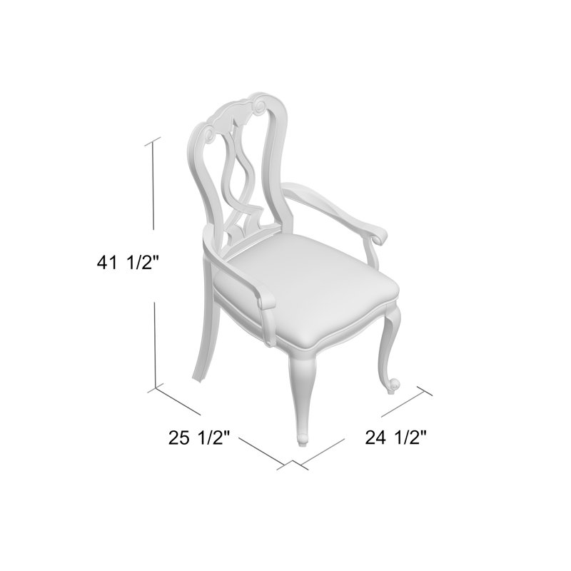 Chatelet Splatback Arm Chair, Caramel Froth