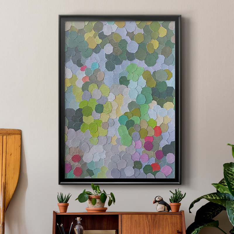 Huntington Gardens par Coco Good Print, H 42,5 po x l 30,5 po x P 1 po, Cadre noir