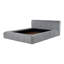 Lit plateforme tapissier gris-2065929104