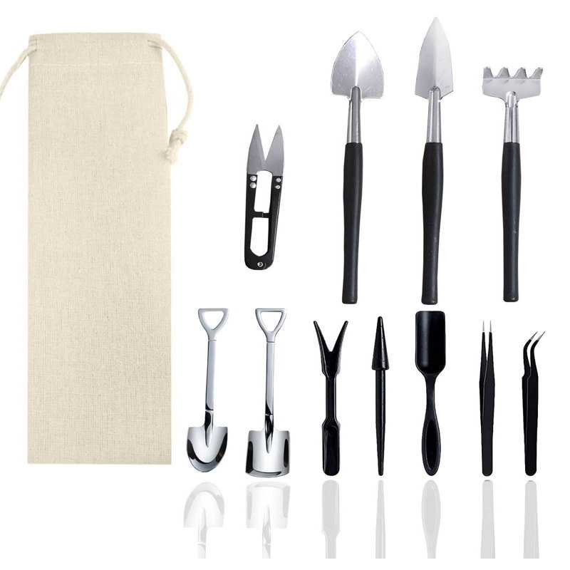 12 Pcs  Set Mini Transplanting Garden Tools Kit