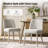 Verity Modern Upholstered Dining Chair with Ergonomic Design Set of 4-339868267