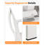 Ensemble de 4 chaises de patio empilables, ensemble de chaises de patio en aluminium Never-Rust