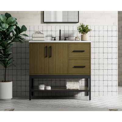 Meuble-lavabo simple 36 po