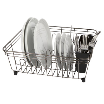 Dish Drain w/Utensil Caddy