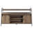 Rashawn Rustic Finish TV Stand With Sliding Barn Doors And Ample Storage, Perfect For Modern And Traditional Living Spaces