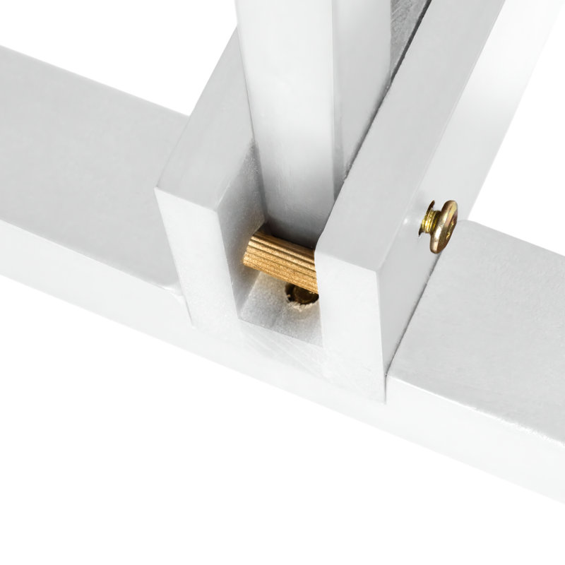 Support pour paravent, H 4 po x l 53 po x P 19,5 po, Blanc