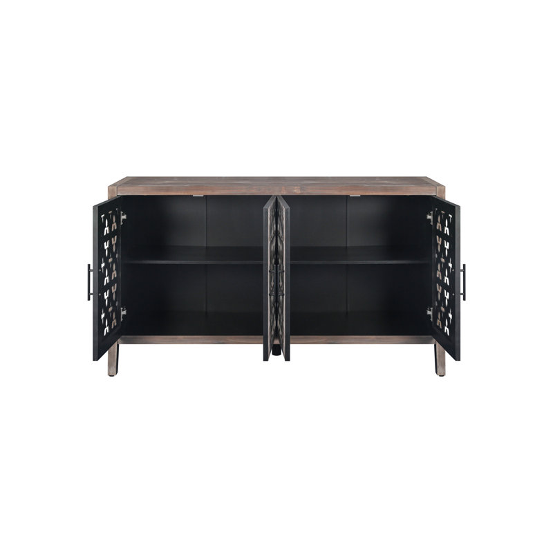 Armoire antique Hollow, Brun antique
