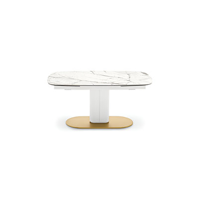 Cameo Elliptical Top Extendable Table
