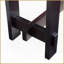 Table basse cannelée 52 pouces style Mid-Century Farmhouse-1085232520