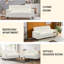 2 Seater Linen Sofa-1517586988