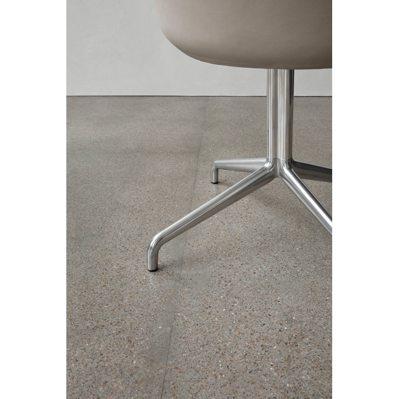 Harbour Task Chair, Dakar 0311 Antilop Genuine Leather, Black Steel