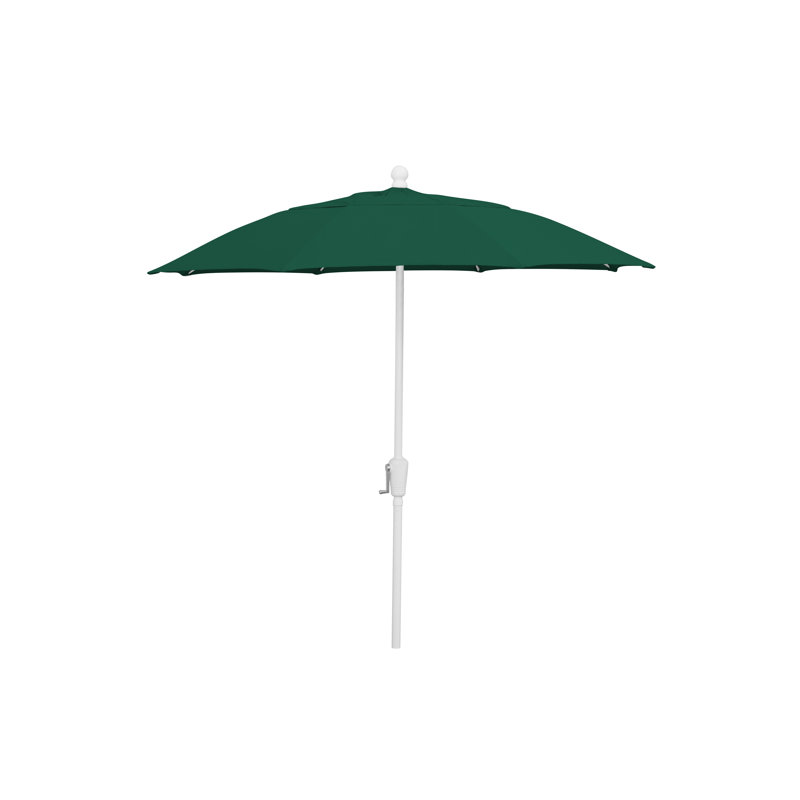Parasol de marché 8 pi Home Patio, Blanc, Vert forêt