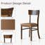 Ensemble de 2 chaises d'appoint Parsons-772058479
