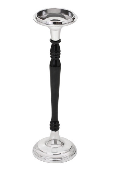 Chandelles en métal, H 5 po x l 10,5 po x P 5 po