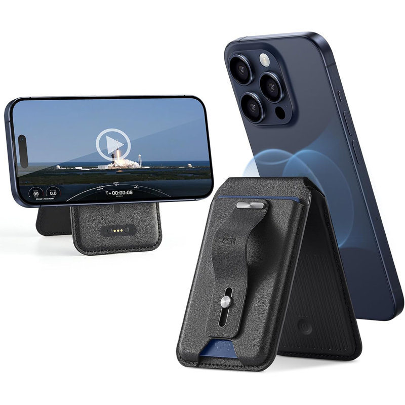 Porte-monnaie ESR Halolock Geo, Nuit noire