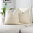 Beige Striped Silk