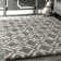 Tapis gris foncé Ramey