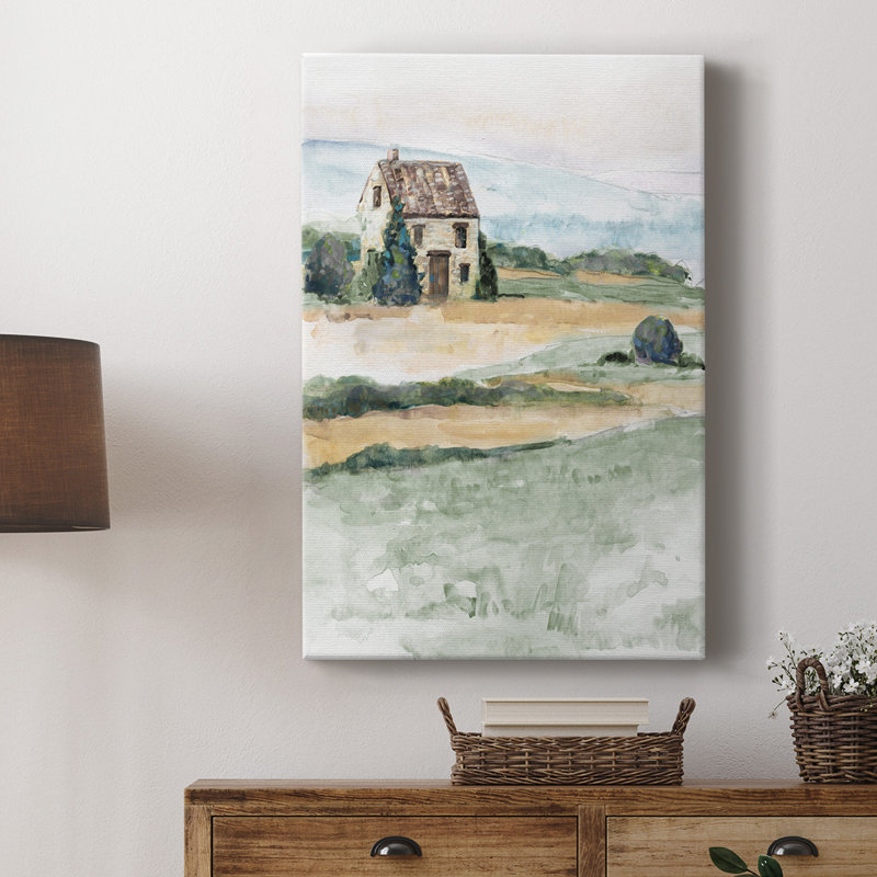 Sur la campagne I sur toile, H 48 po x l 32 po x P 1 po