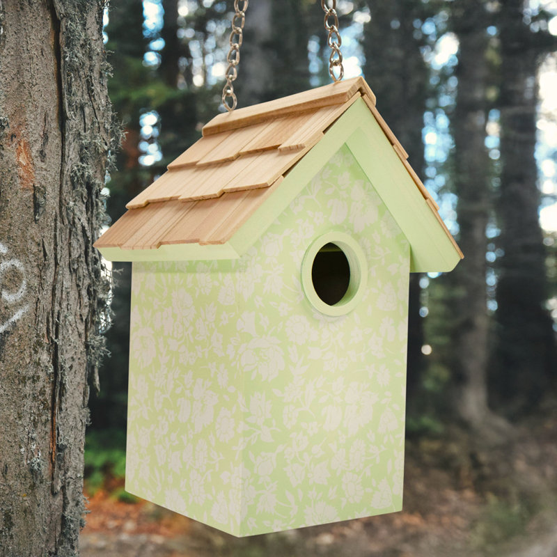 Maison d'oiseaux de jardin Laura Ashley Ditzy - vert menthe 