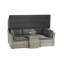 Ludwicka 208cm Wide Wicker Patio Daybed with Cushions-77256794-77256793