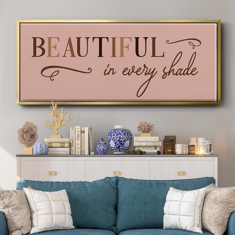 Every Shade - Toile encadrée, H 24 po x l 60 po