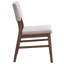 Corduroy  Upholstered Dining Chair Set with Upholstered Back,Wood  Legs-487443889